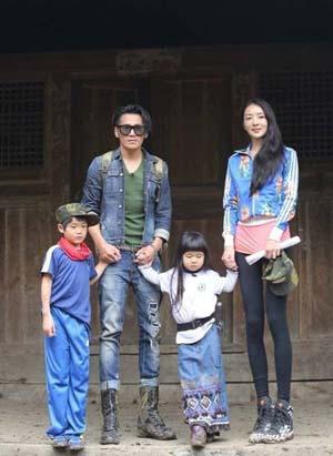 曹格一雙兒女整容式長大，兒子12歲帥成小硬漢，女兒大長腿吸睛