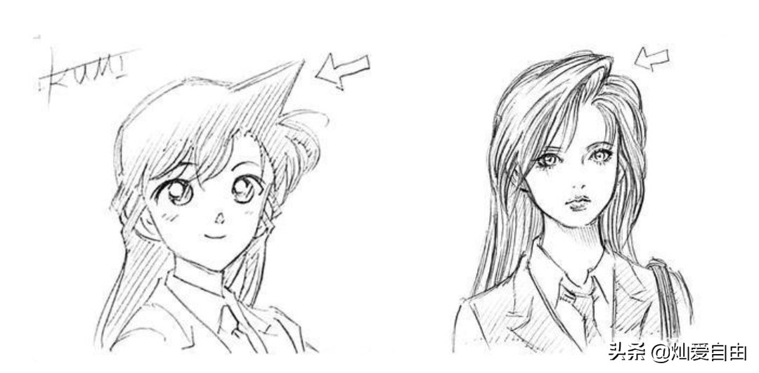 工藤静香、坂井泉水，动漫人物原型存疑，美人