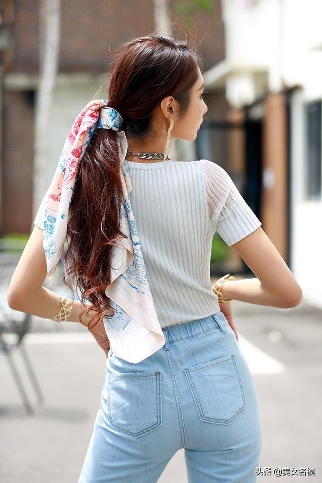 漂亮頭巾，賢淑女人味！