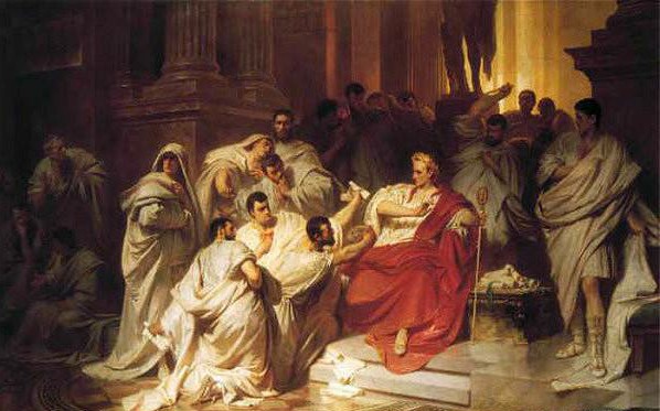 凯撒之死∶贵族余孽们最后的疯狂，用23刀敲响自己末日的丧钟！