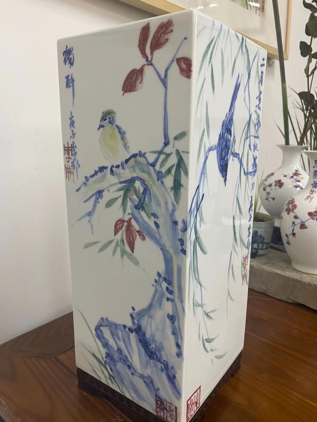 青花写瓷韻——李村画瓷作品欣赏