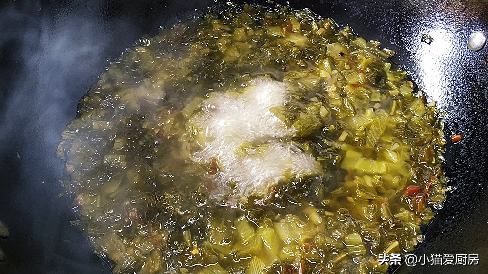 图片[8]-小猫用鸡脯肉做出酸菜鱼的味道 满满一盆 最后连汤汁都没剩下-起舞食谱网