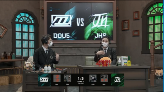 第五人格2021IVL夏季赛常规赛 DOU5 vs JHS 第一局