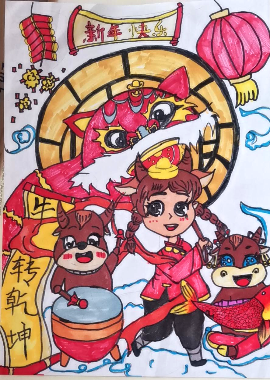 保定东方双语丨东方双语小学部的孩子们给大拜年啦