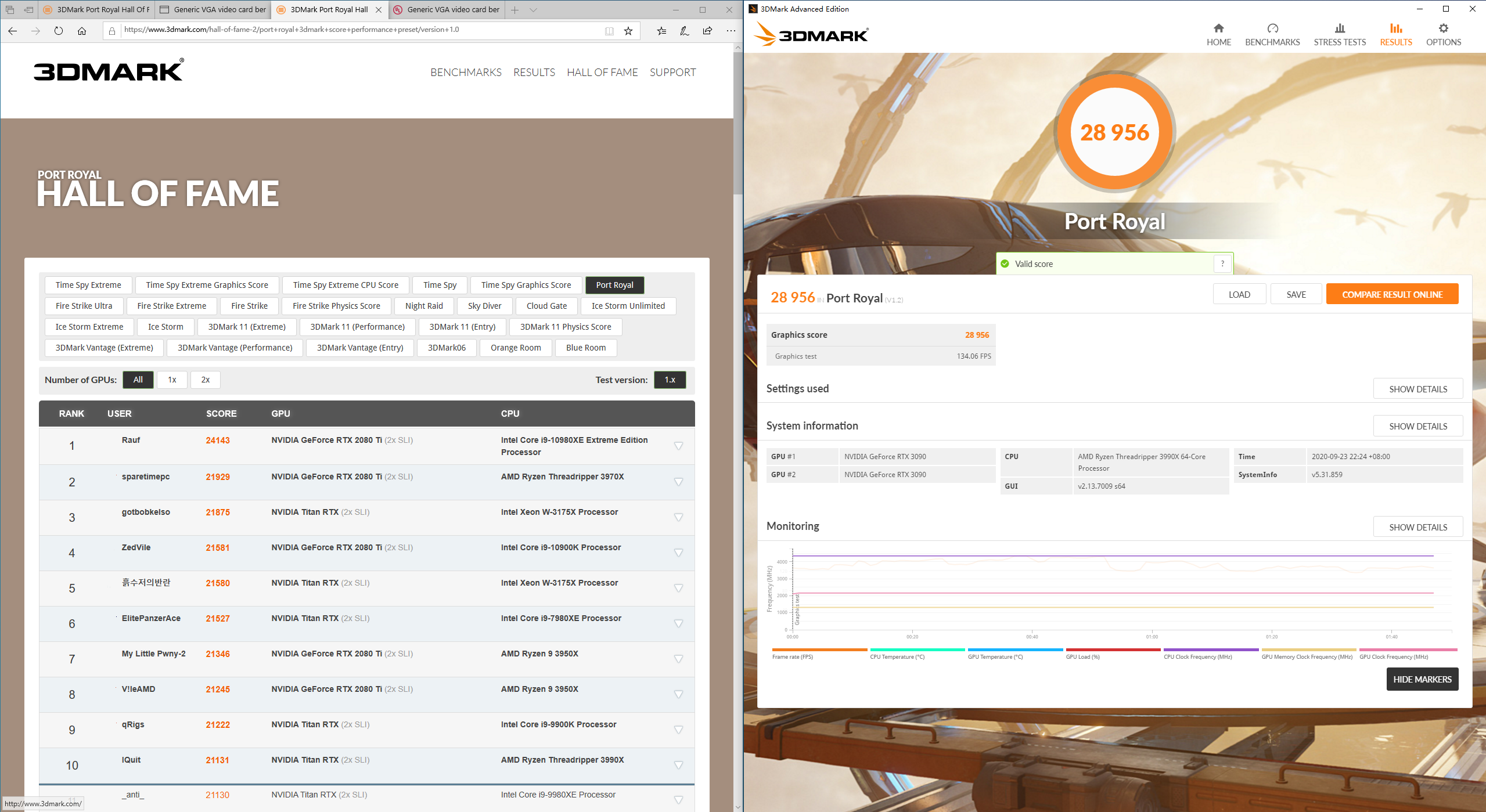 新世界记录诞生 华硕RTX30显卡再现神技