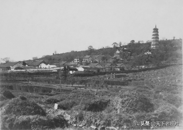 1926年武昌老照片 奥略楼、宝通寺、郊野风光