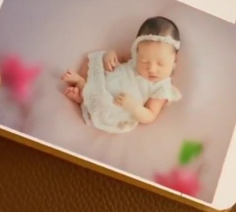 王祖藍二胎女兒滿月照火了，眉眼清秀，像極了爸爸，好可愛