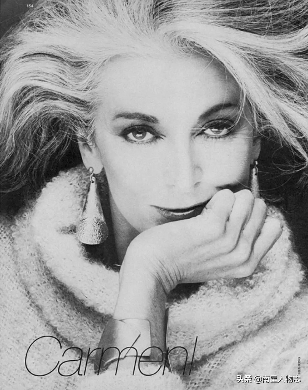 婚姻失败一夜白头，77岁被骗全部财产，84岁卡门重回T台巅峰