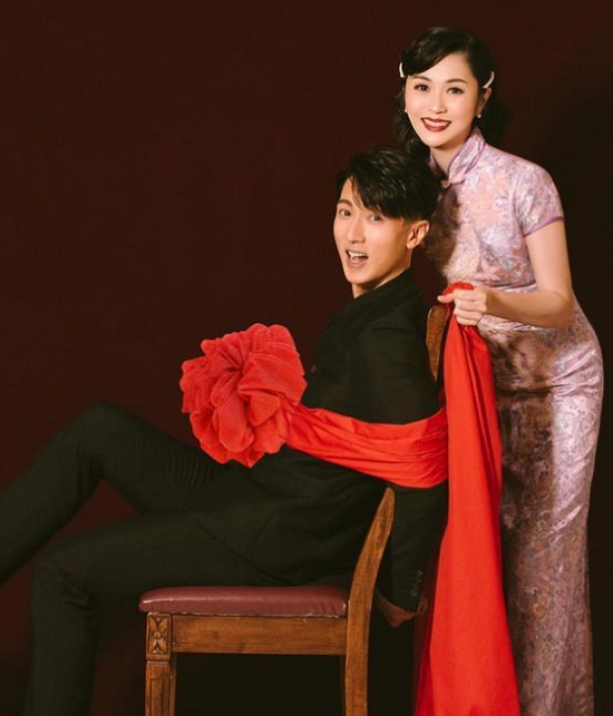 吴尊老婆不出道可惜了,穿上旗袍后的她,优雅