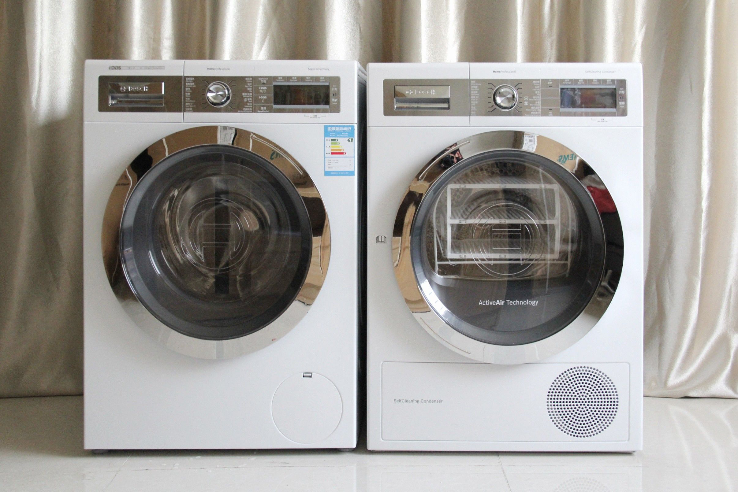 A clothes dryer is more expensive than two washing machines, and an integrated washing and
