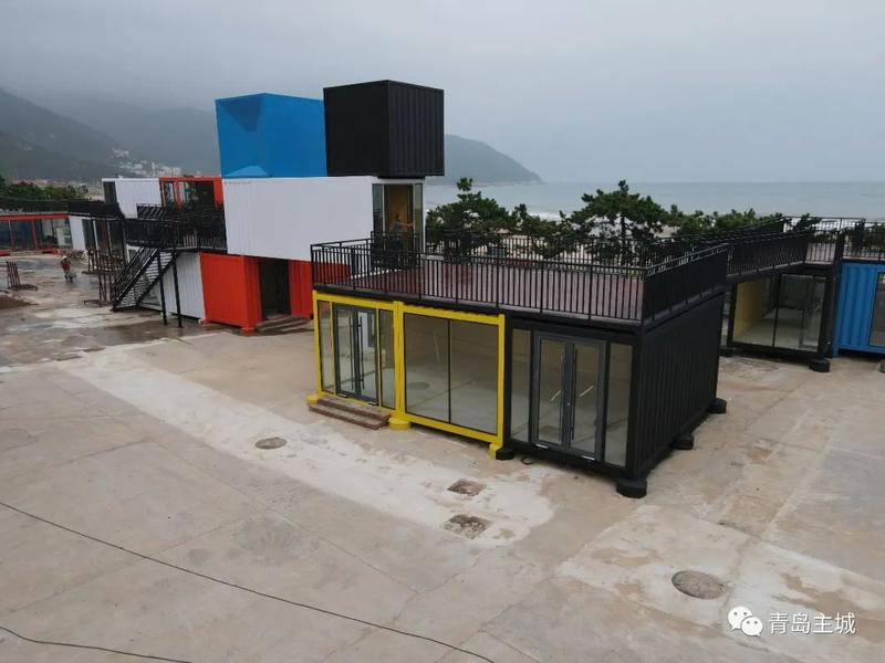 海滩旁的“魔方公园”如此酷炫！青岛又将诞生一个网红地标