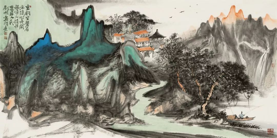 读古能悟 捉笔手灵——青年画家刘明雷的山水“悟心”
