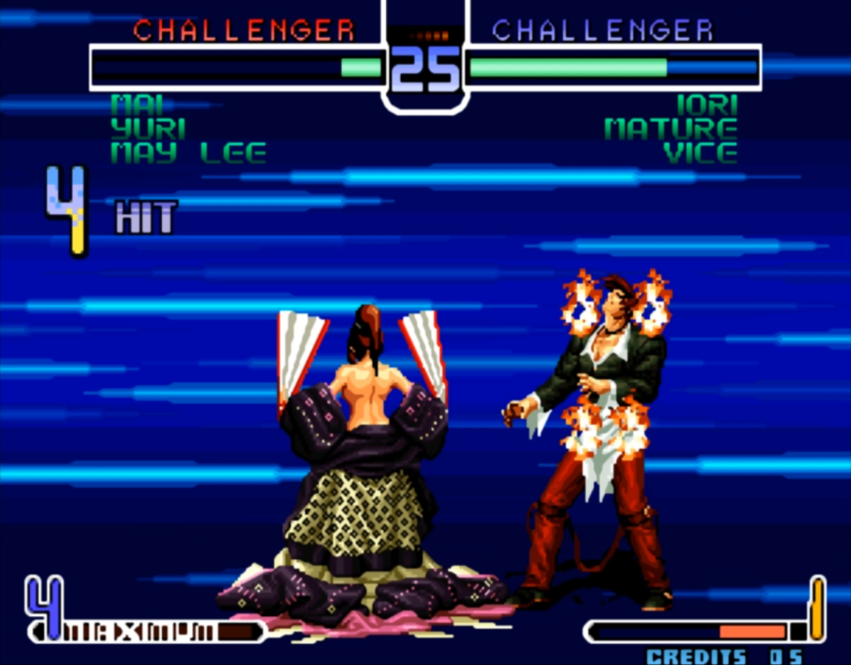 街机靠人品才能出的特殊效果，你真以为我选雅典娜是因为好用？