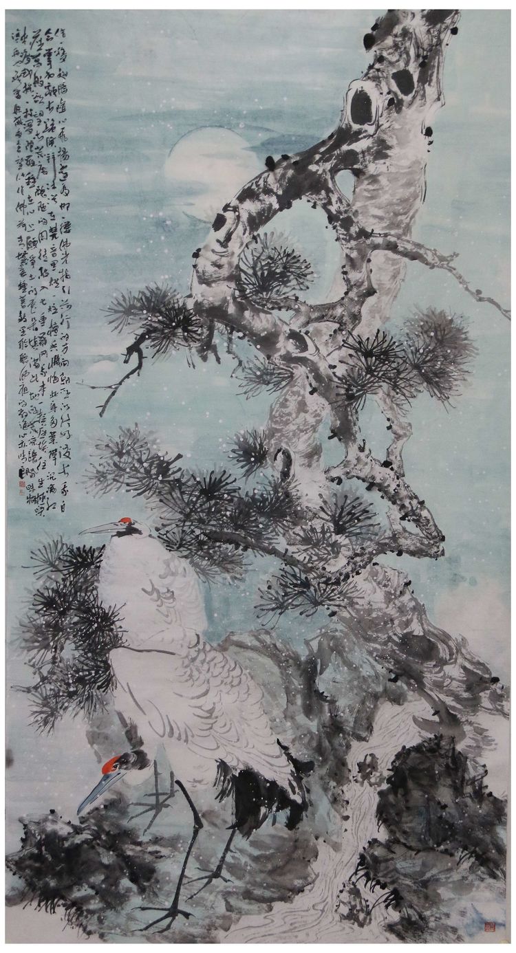 画家张圣强 字淳风 书画作品