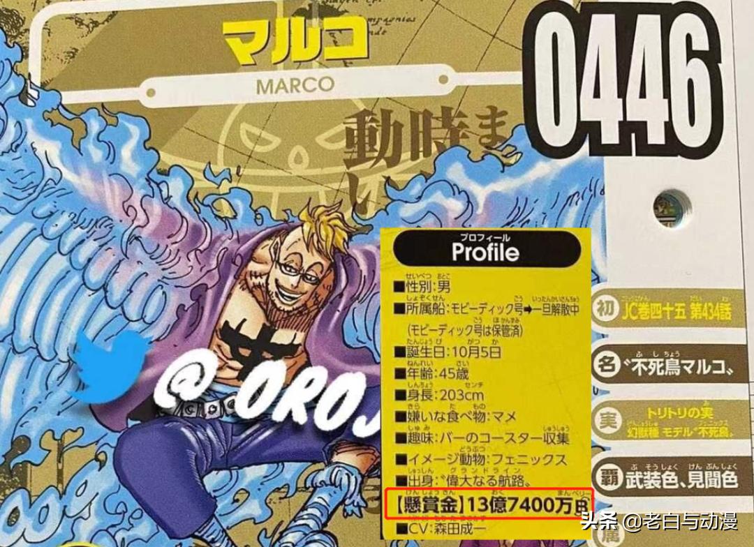 One Piece The Official Announcement Of The Life Card Roger S Knife And Marco S Bounty Are All Out Imedia