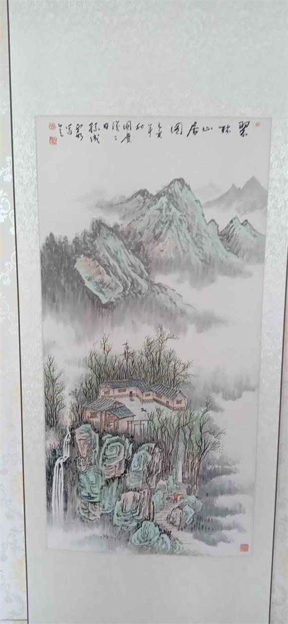 国家一级书法师——孙成霞作品翠林山居图被国家博物馆收藏