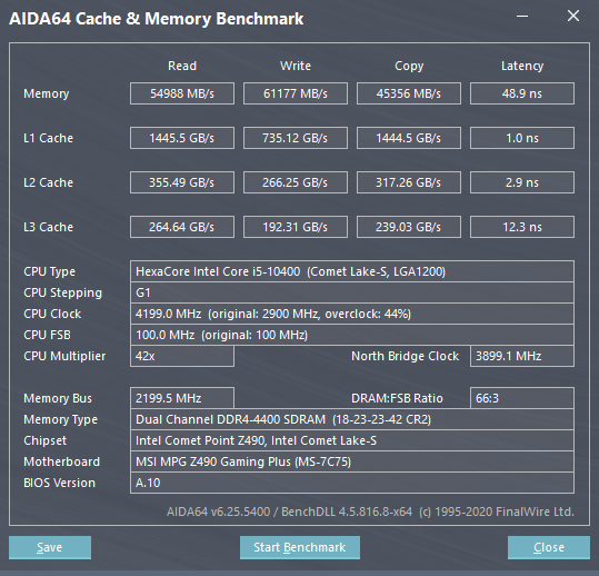 i5-10400不带K也能超频，XPG龙耀D50内存超频记