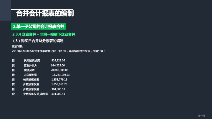 财务管理精品课件：合并财务报表编制方法指引（2021版）