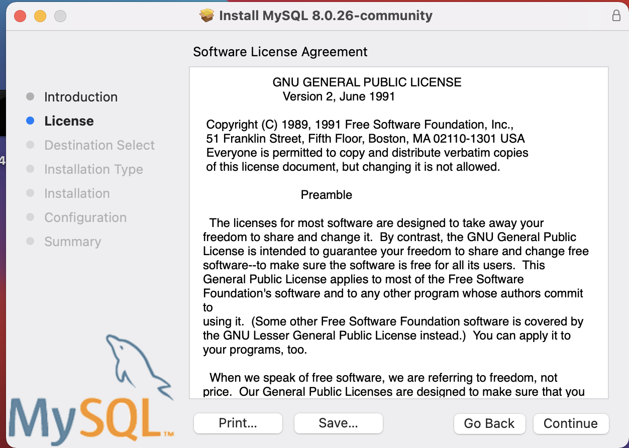 Mac big sur 安裝并使用MySql8