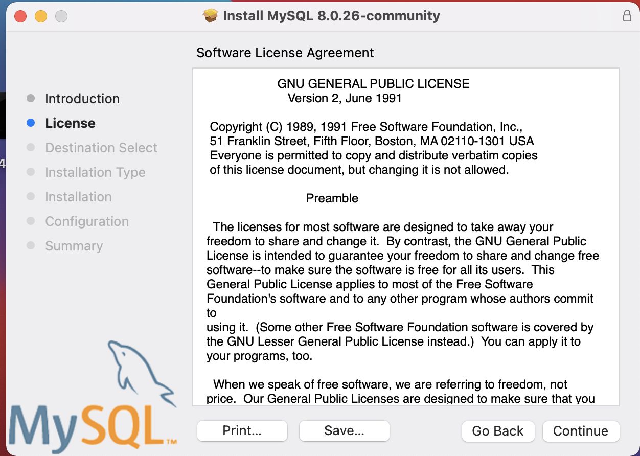 Mac big sur 安装并使用MySql8