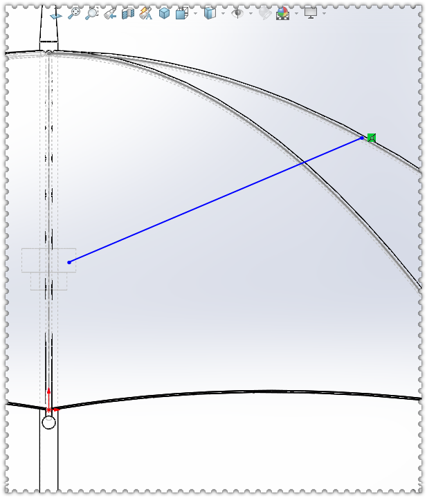用SolidWorks绘制一把雨伞，用的都是些最基础的工具