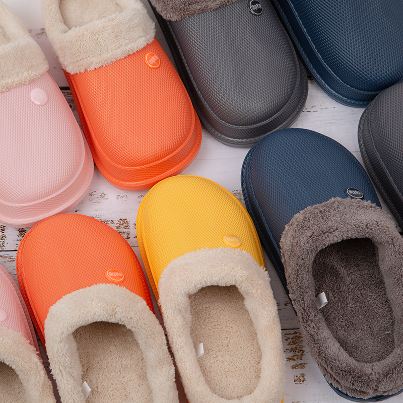 冬天送给家人的第一双拖鞋，防水棉拖，用爱温
