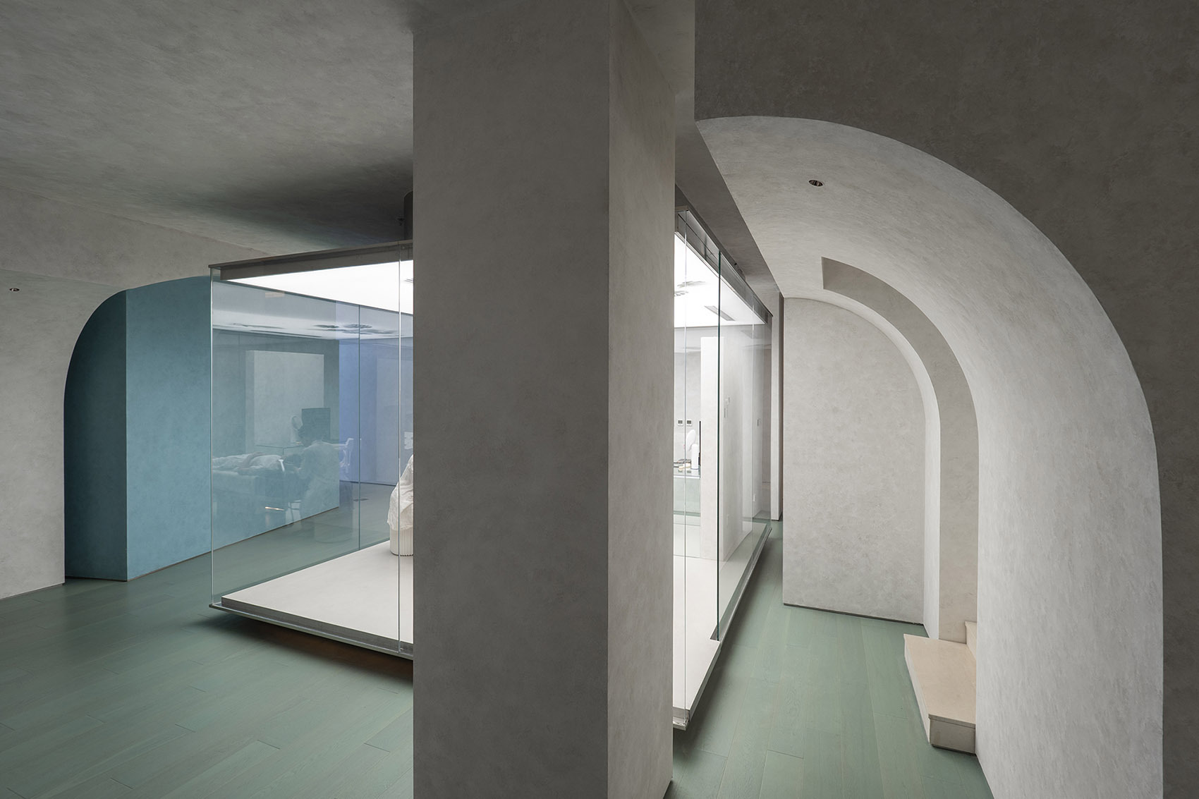 全球首家NOESA細胞水療中心設計，藝術性的裝飾讓空間更精致