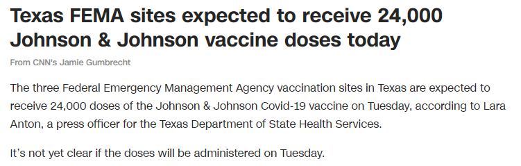疫情終結者來了！ 美國首批單劑疫苗48小時內分發，1針見效
