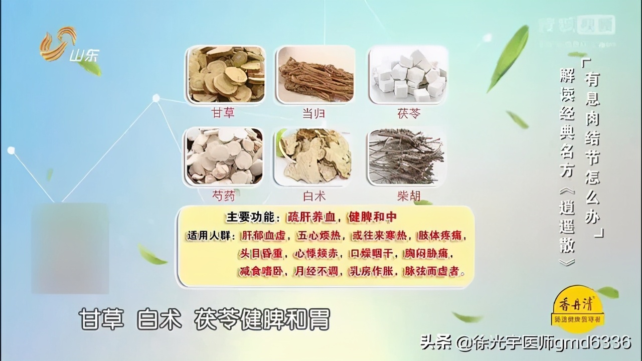 中医药治疗甲状腺结节有优势，1药1茶双管齐下，可健脾疏肝