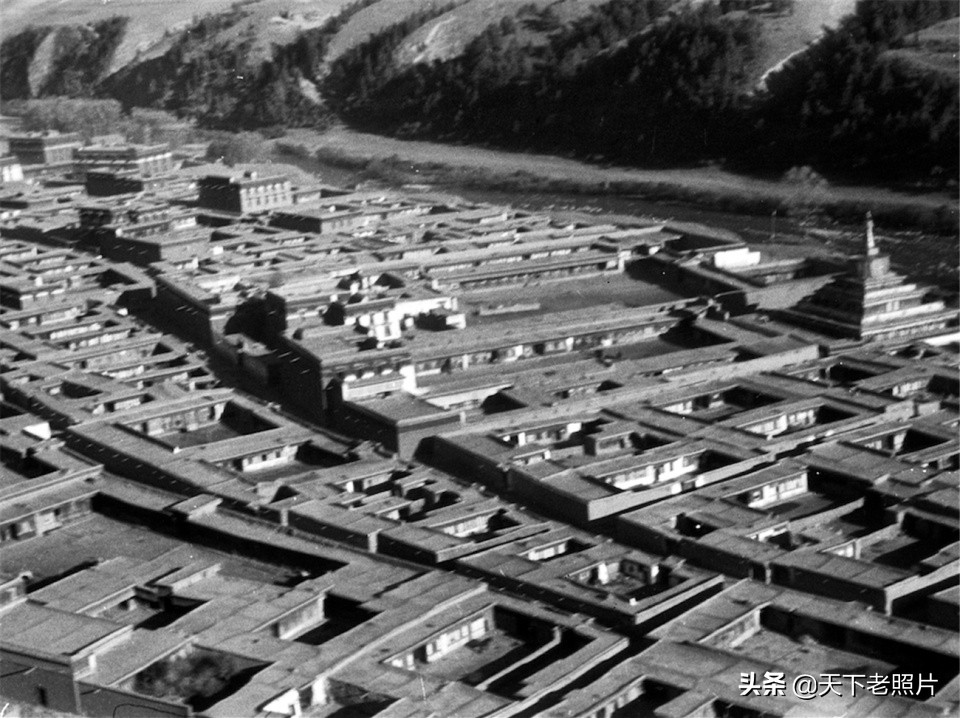 1936年的甘肃夏河拉卜楞寺风貌及夏河市场老照片集