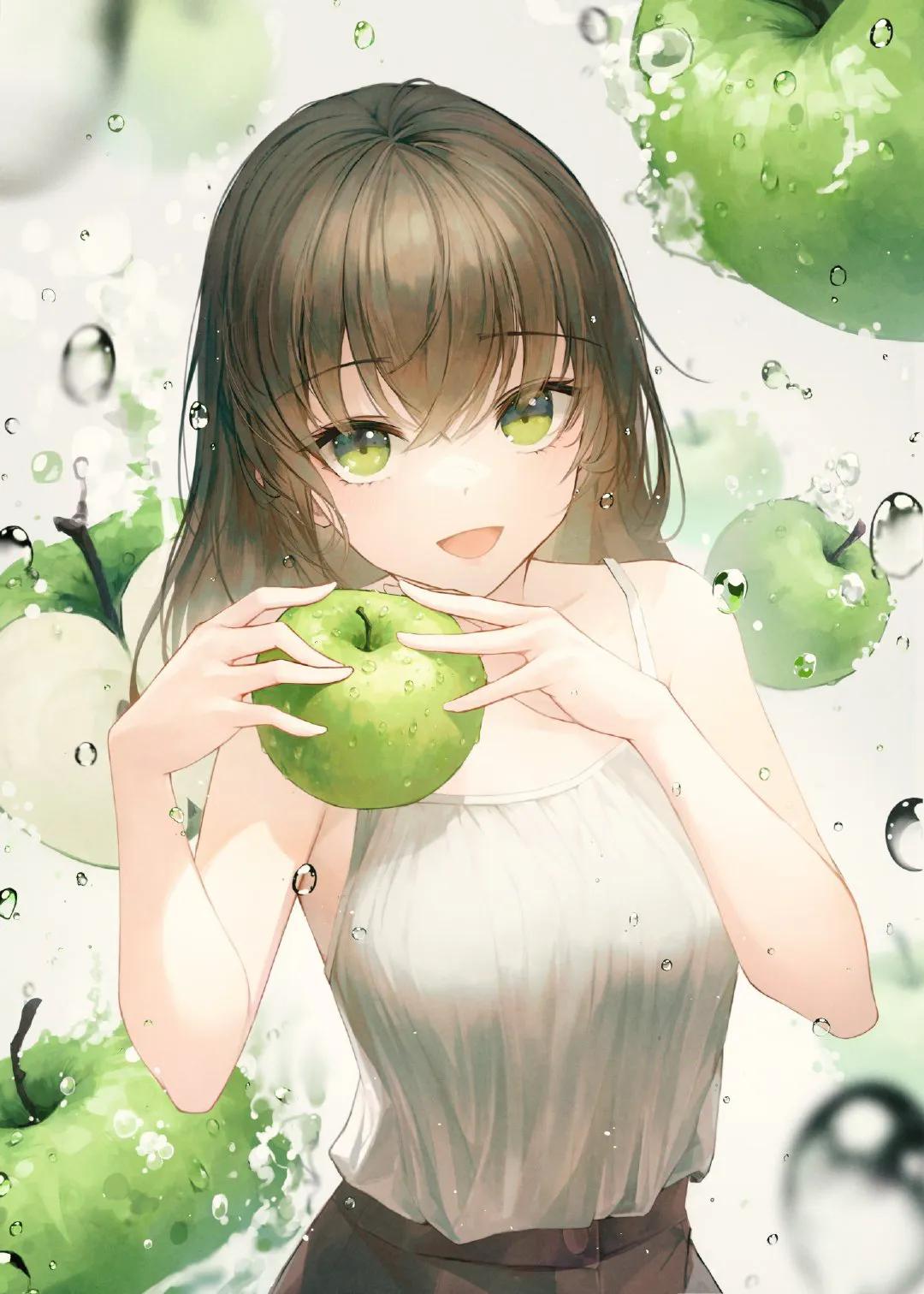 Illustration works of a fruit girl full of vitality - iNEWS