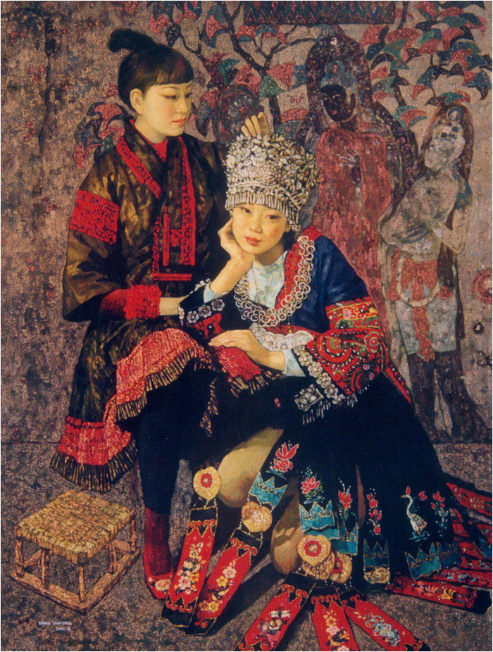 华丽而平淡，繁复而素净——著名画家「王俊英」油画作品欣赏