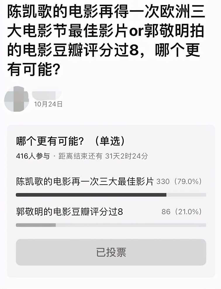 互相比惨的第五代大导们，要被拍在沙滩上了？