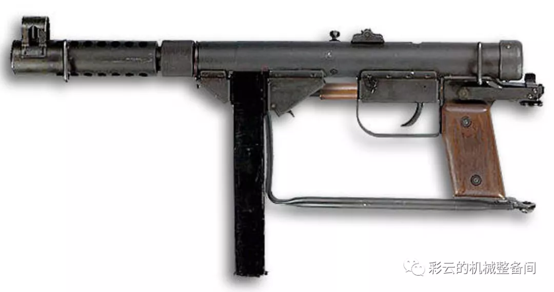 1/6 Post WWII Homemade Danish sub-machine gun folded stock M50 Denmark 