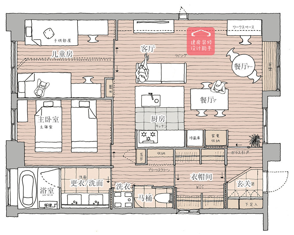 日本住宅的智慧，全藏在这套74㎡的房子里了，住起来真的超舒服
