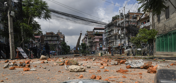 尼泊尔首都圈重要城市帕坦9月4日全面戒严