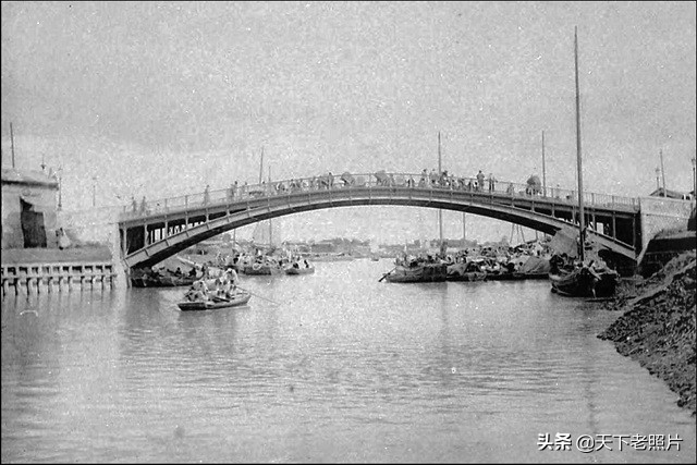 1900年天津老照片18幅 看第一代大红桥金华桥及鼓楼