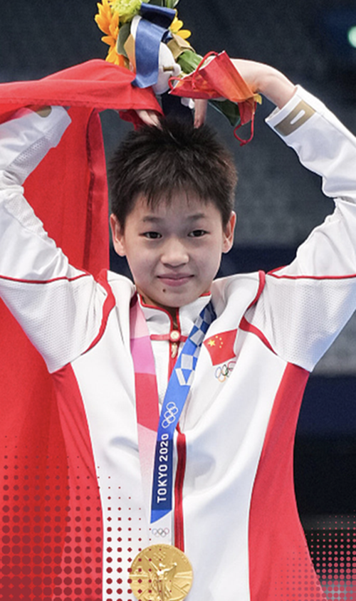 全红婵穿裙子好可爱，一本正经的萌宠范，实力“杏歌”，圈粉无数