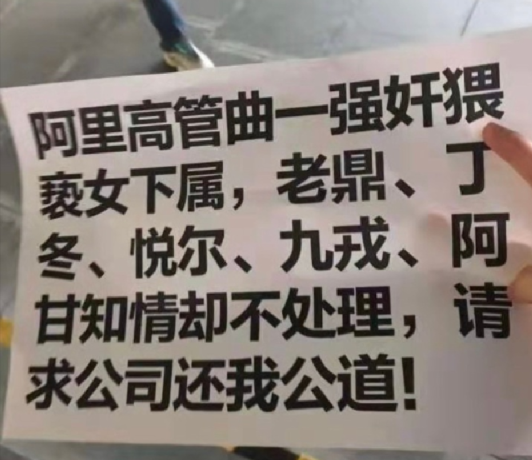 阿里女員工自曝遭領(lǐng)導(dǎo)侵害，一夜4次：為什么我勸你把女兒當(dāng)狼養(yǎng)