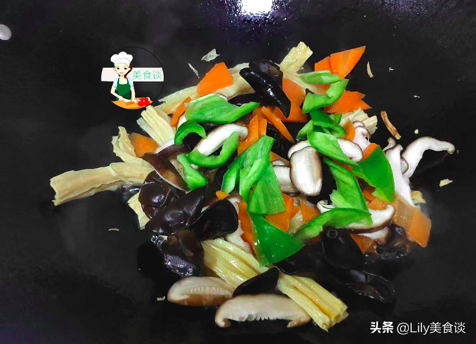 图片[10]-香菇木耳炒腐竹做法步骤图 儿子爱吃-起舞食谱网