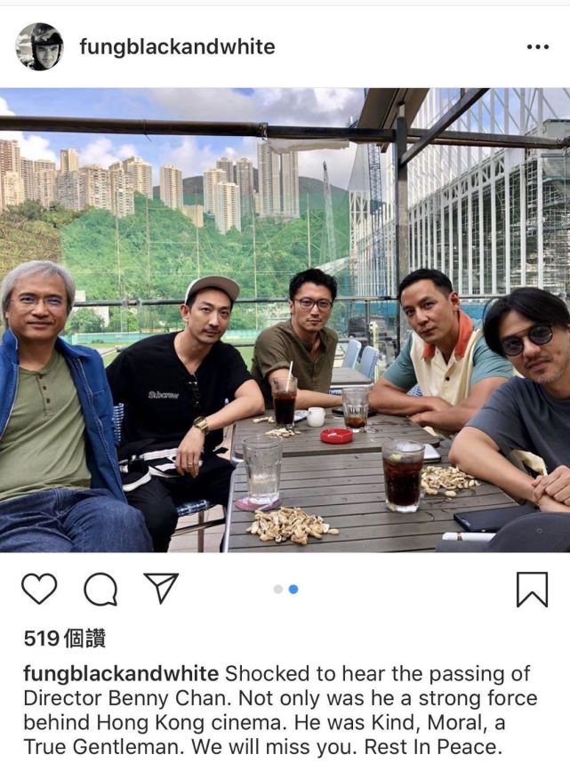 刘德华古天乐舒淇等悼念陈木胜，难以接受烟酒不沾的他鼻咽癌病逝