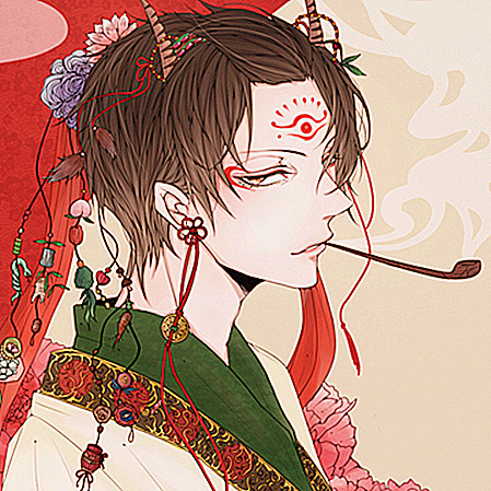 真心觉得男生抽烟的动作，很性感很帅气｜抽烟动漫个性手绘男头