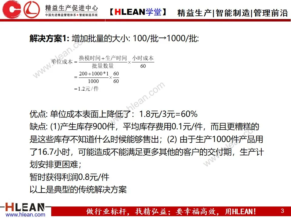 「精益学堂」SMED快速换模