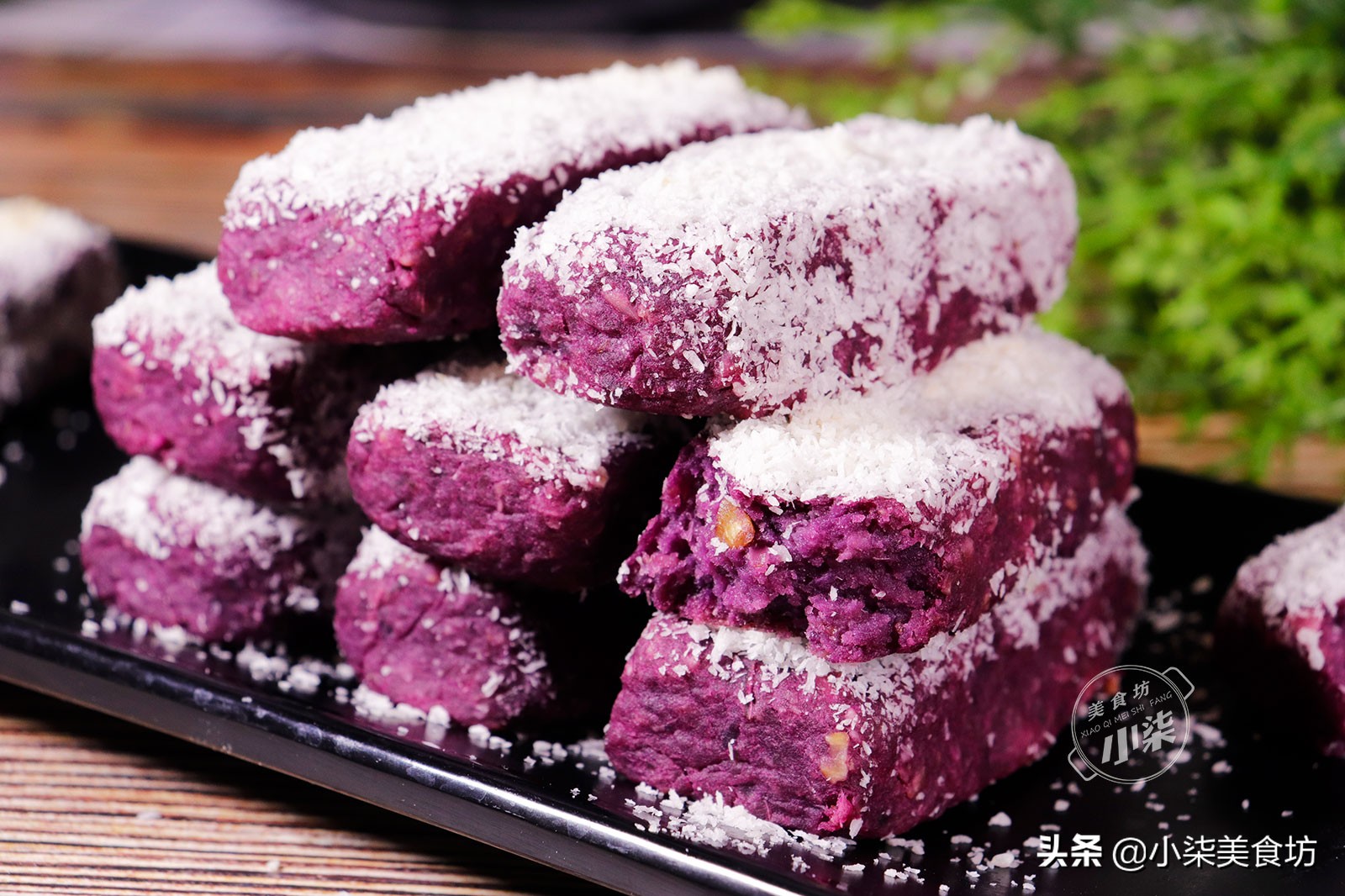 秋天多吃紫薯，教你简单做法，不用一滴水，软糯香甜比蛋糕还好吃