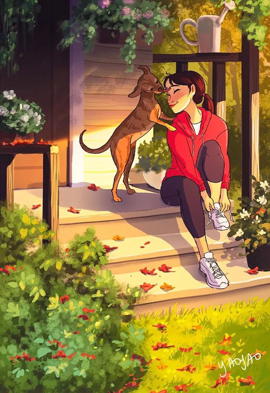 養一隻寵物是什麼體驗？ 來看看這位插畫師的作品，你就懂了