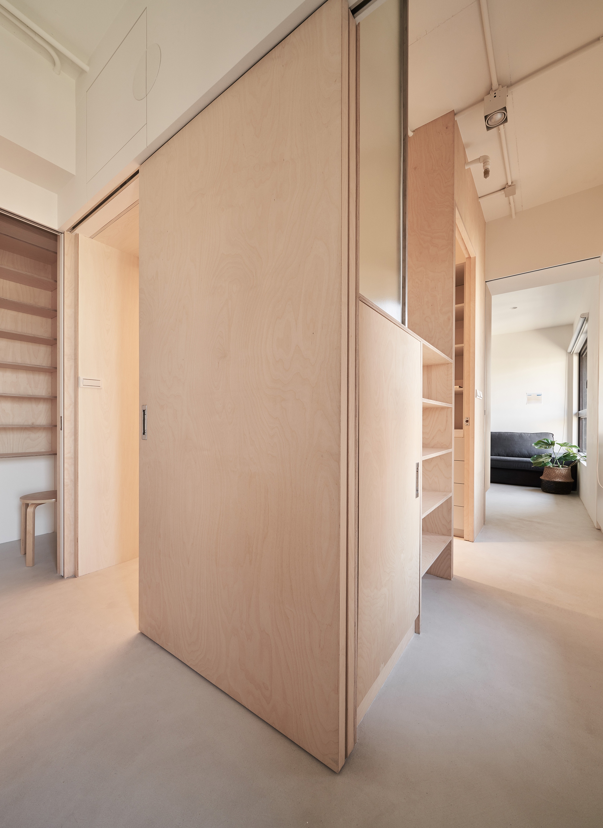 多环形流线玩转45m²公寓，小家秒变健身房