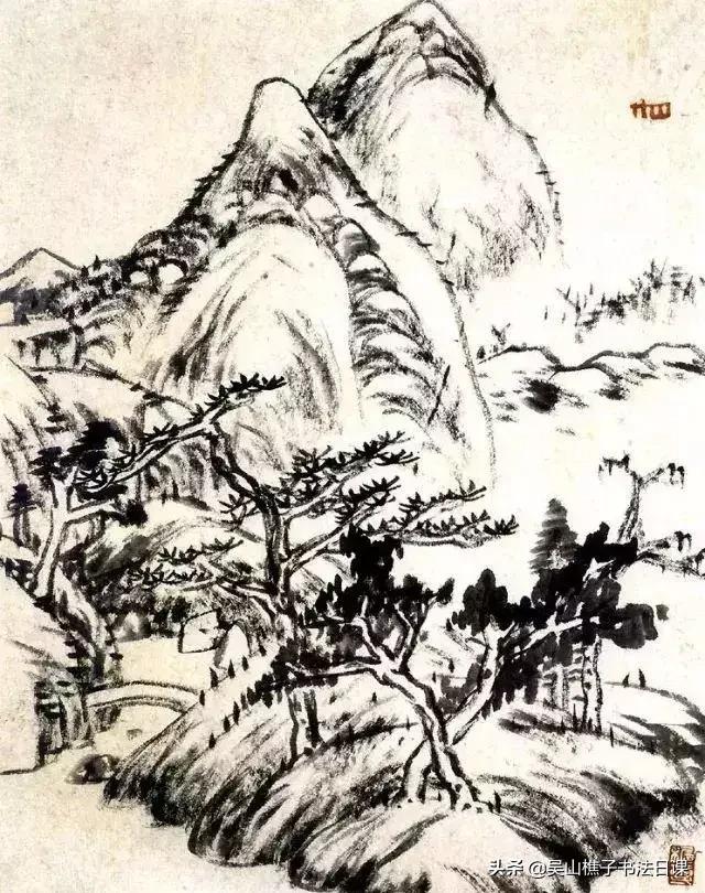 八大山人山水画