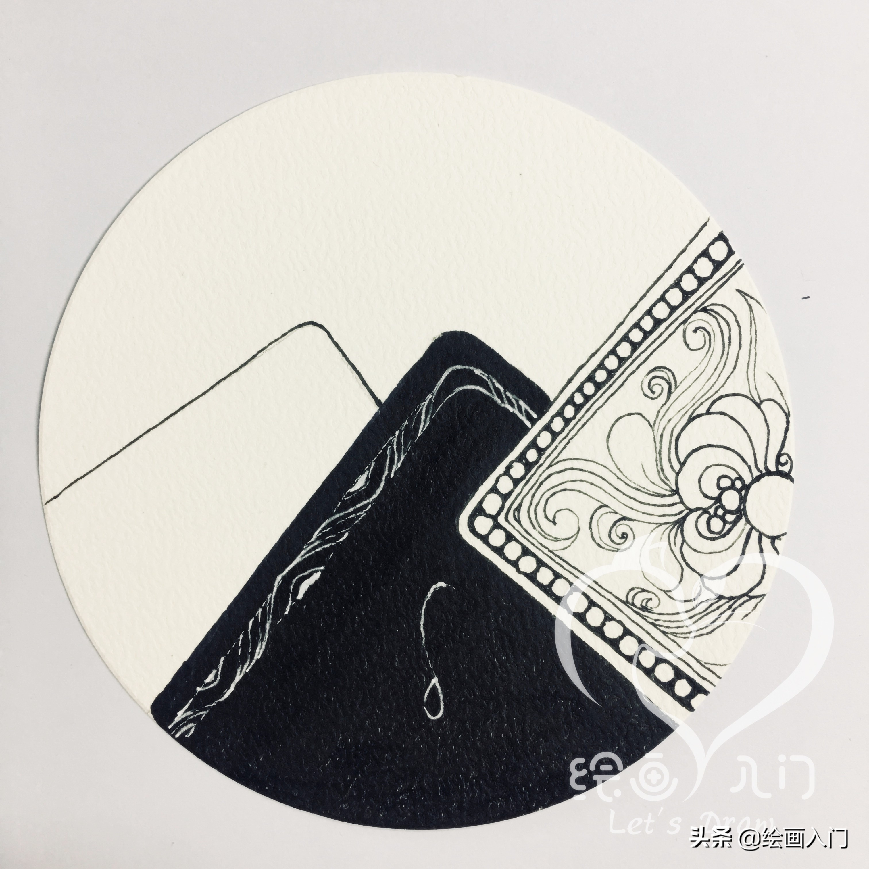 分解步骤│万物皆可画，禅绕画有无数种玩法等待你去探索