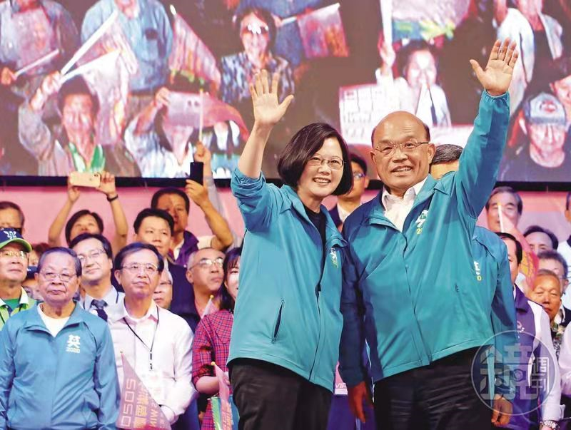 蘇貞昌滿意度�死亡交叉�，蔡英文即將換一面�擋箭牌�？