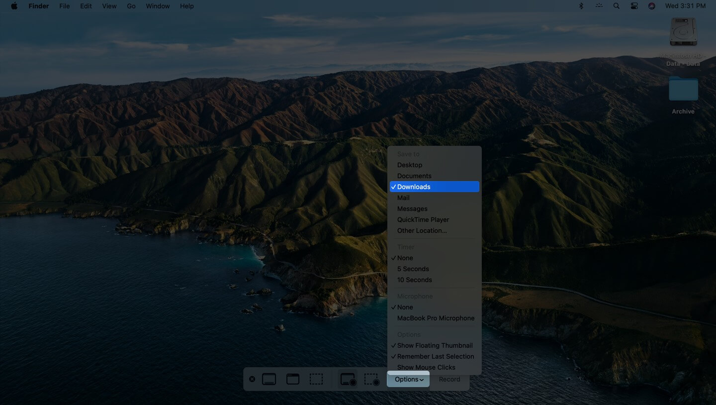 如何在Mac上进行屏幕截图
